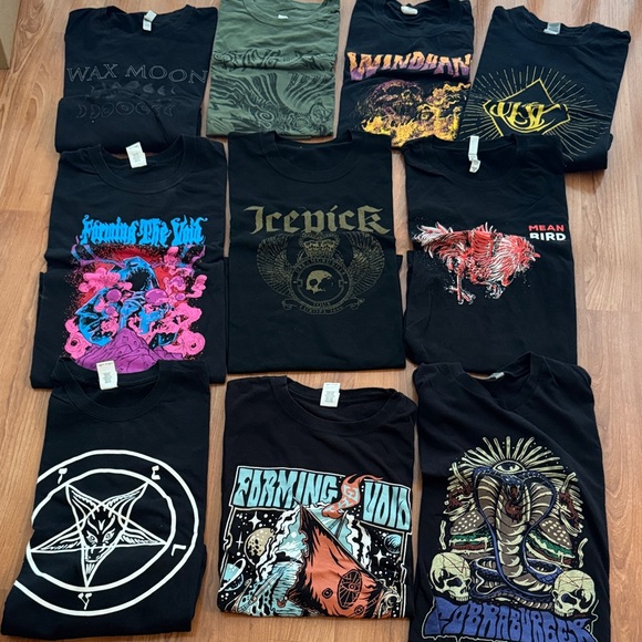 Men’s Vintage Rock Bands T-Shirt Collection - Picture 1 of 1